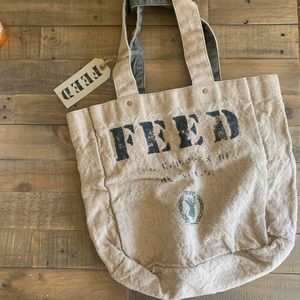 FEED 1 Reversible Burlap/Cotton Bag